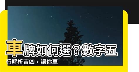 車牌吉凶易經|車牌選號工具｜附：車牌吉凶、數字五行命理分析 – 免 